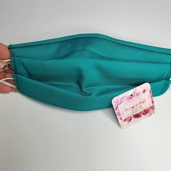 Urban Outfitters Accessories - Teal blue face mask